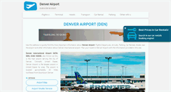 Desktop Screenshot of denver-airport.com